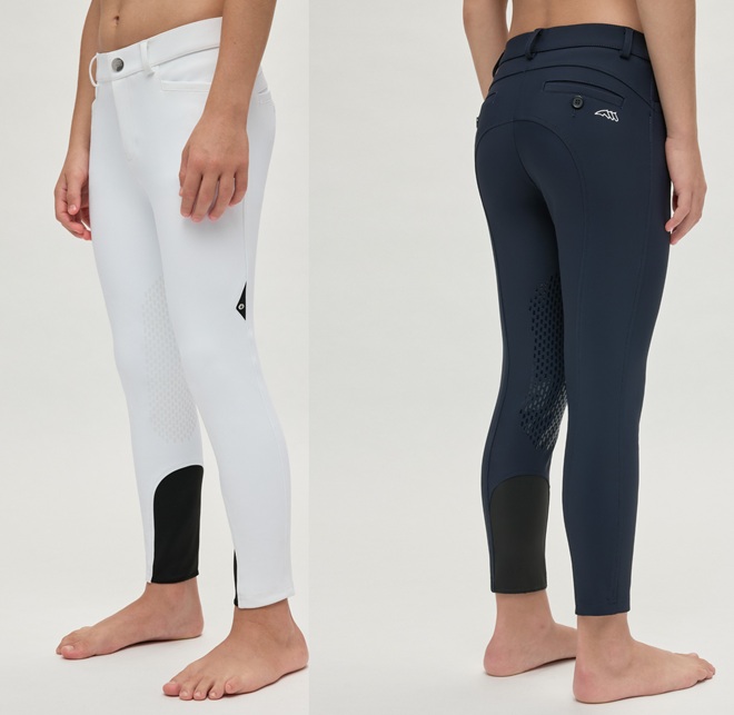 PANTALONE EQUITAZIONE JUNIOR EQUILINE GRIP EQJHOANK Pantaloni Junior 